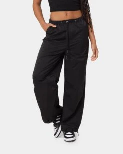 MNML Women's Parachute Pants Black