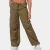MNML Women's Parachute Pants Khaki 2 MNML Women's Parachute Pants Khaki -Sportswear Women Store 03010287 YK001 womens 010