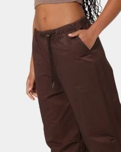 MNML Women's Parachute Pants Brown -Sportswear Women Store 03010287 YX300 womens 040