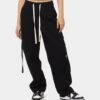 MNML Women's Baggy Cargo Pants Black