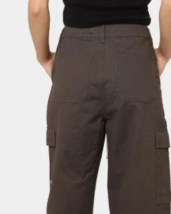 MNML Women's Baggy Cargo Pants Charcoal -Sportswear Women Store 03010298 YC300 womens 0080