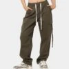 MNML Women's Baggy Cargo Pants Khaki 2 MNML Women's Baggy Cargo Pants Khaki -Sportswear Women Store 03010298 YK001 womens 0010