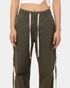 MNML Women's Baggy Cargo Pants Khaki 16 MNML Women's Baggy Cargo Pants Khaki -Sportswear Women Store 03010298 YK001 womens 0070
