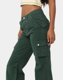 MNML Chloe Mid Rise Cargo Jeans Green 13 MNML Chloe Mid Rise Cargo Jeans Green -Sportswear Women Store 03010712 YG600 womens 0040