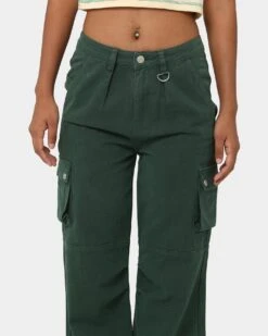 MNML Chloe Mid Rise Cargo Jeans Green 16 MNML Chloe Mid Rise Cargo Jeans Green -Sportswear Women Store 03010712 YG600 womens 0070