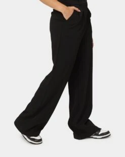 MNML Women's Wide Leg Pants Black -Sportswear Women Store 03010714 YB001 womens 030