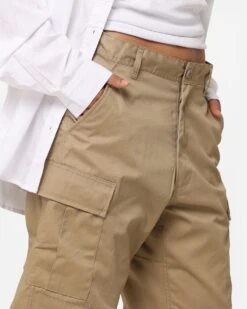 Rothco Women's Relaxed Fit Cargo Pants Khaki -Sportswear Women Store 03010861 YK001 womens 030