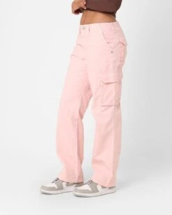 True Religion Women's Big T Cargo Pants Strawberry -Sportswear Women Store 03010926 YS692 womens 0060