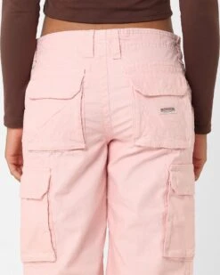 True Religion Women's Big T Cargo Pants Strawberry -Sportswear Women Store 03010926 YS692 womens 0080