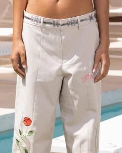 Loiter Western Trouser Off White -Sportswear Women Store 03011306 YO007 womens 000070