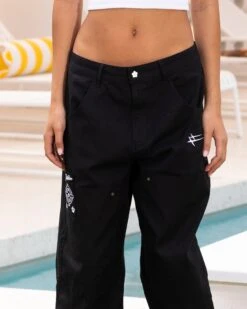 Loiter Alter Double Knee Pants Black -Sportswear Women Store 03011409 YB001 womens 0070