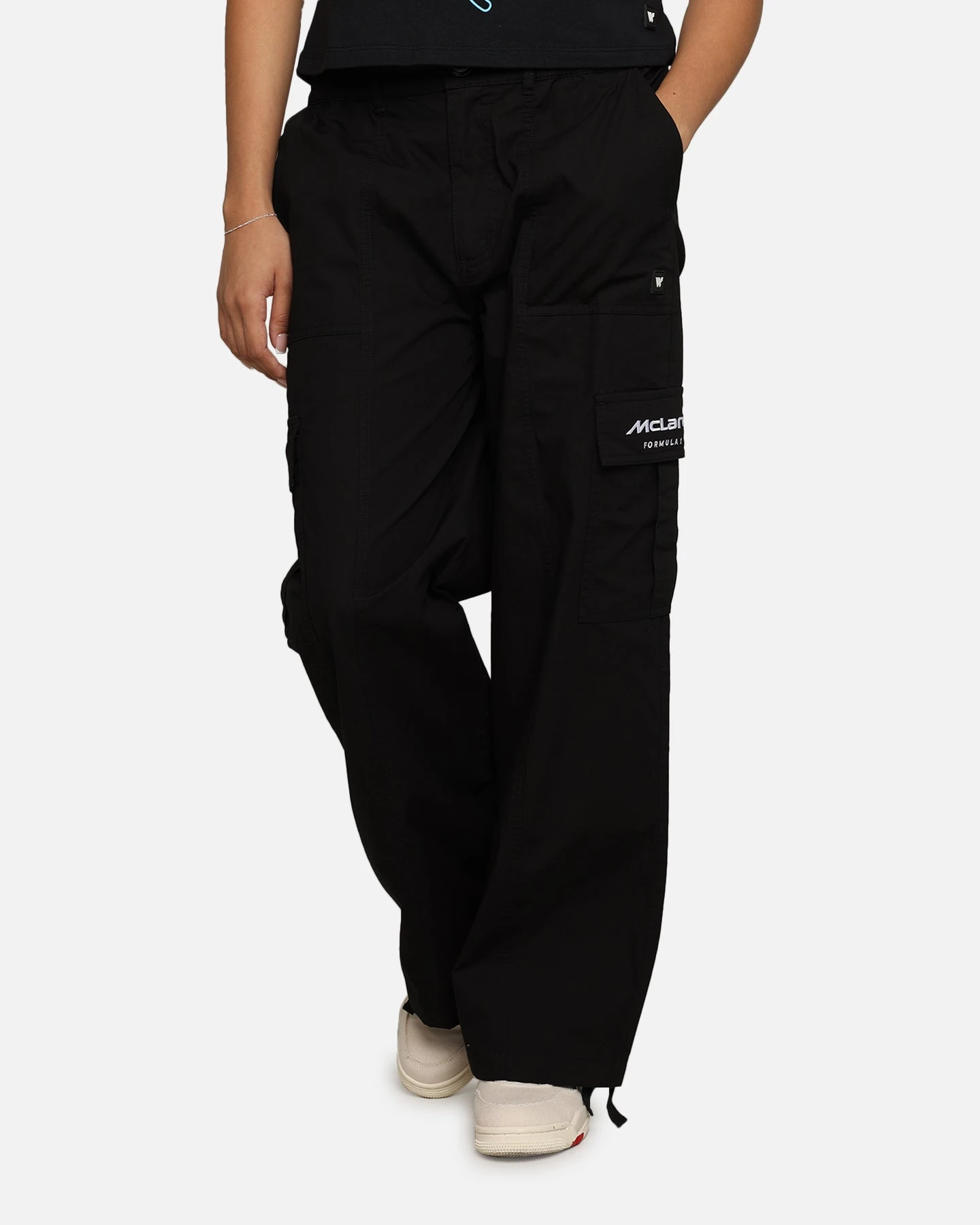 We Are The Wild Collective X McLaren Women's Cargo Pants Black 3 We Are The Wild Collective X McLaren Women's Cargo Pants Black