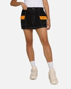 We Are The Wild Collective X McLaren Women's Cargo Skirt Black
