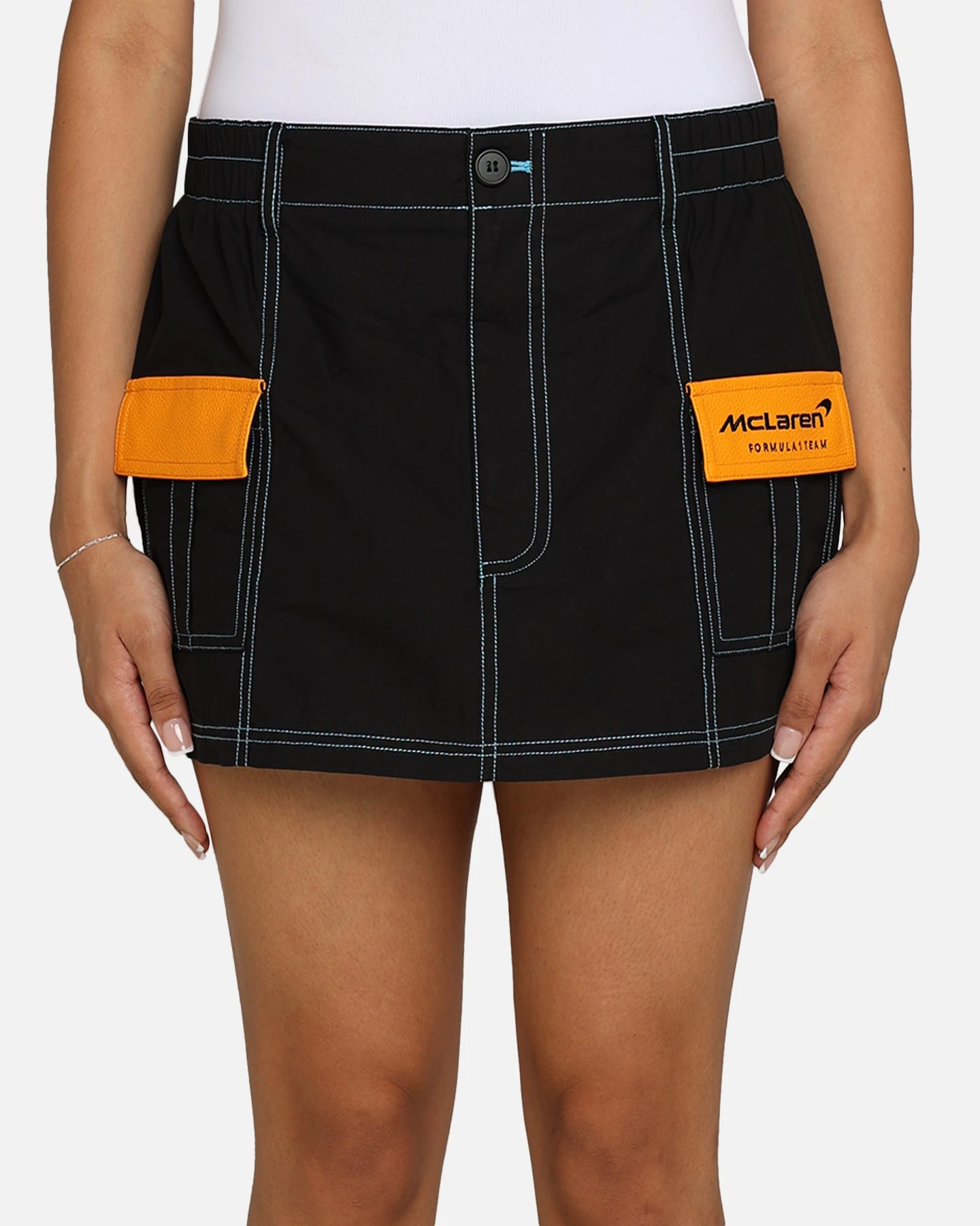 We Are The Wild Collective X McLaren Women's Cargo Skirt Black 9 We Are The Wild Collective X McLaren Women's Cargo Skirt Black - Image 7