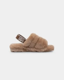 Ugg Boots Women's Fluff Yeah Slide Chestnut -Sportswear Women Store 05010700 YC060 default 0040 copy