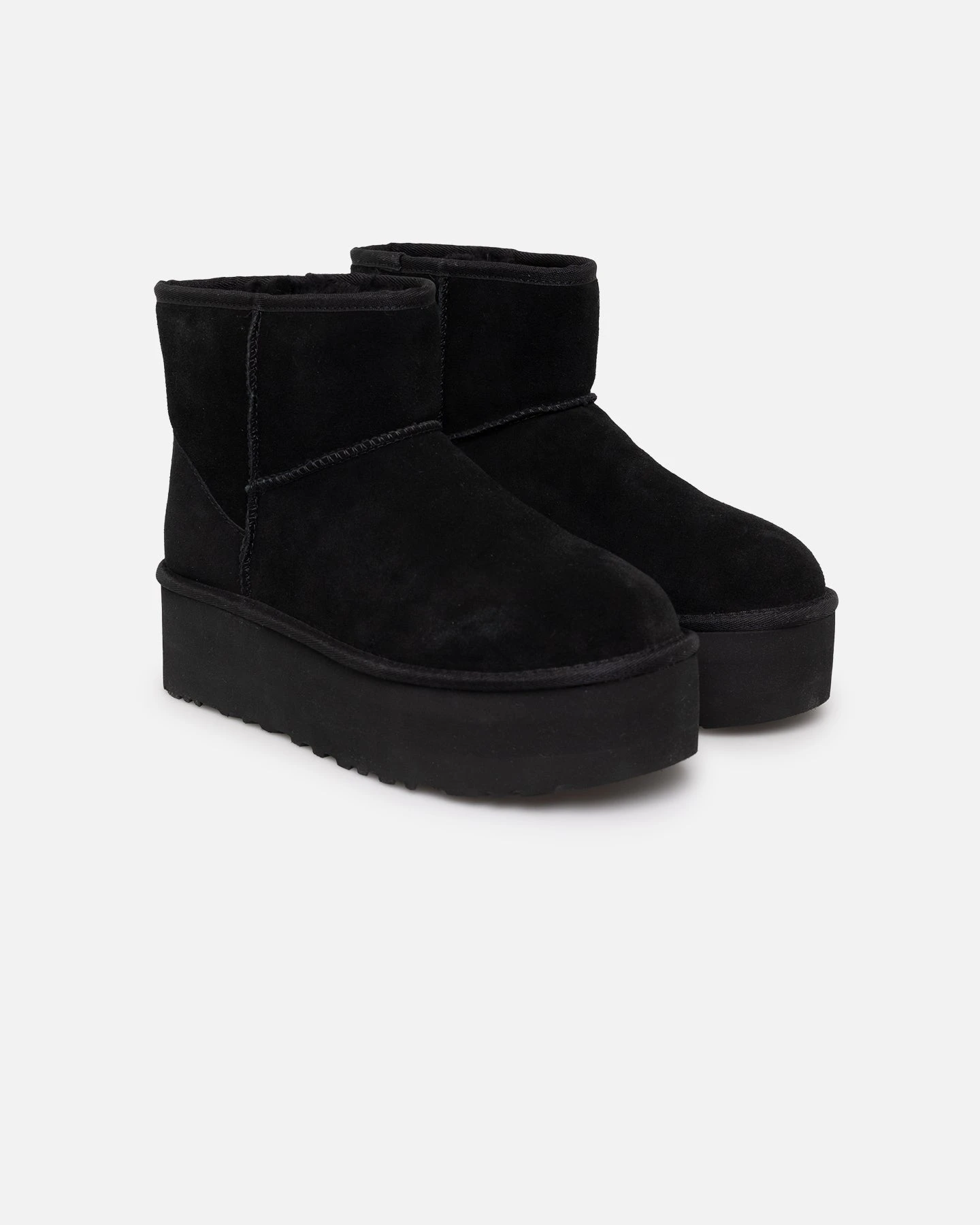 Ugg Boots Women's Classic Mini Platform Black 4 Ugg Boots Women's Classic Mini Platform Black - Image 2