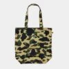 A Bathing Ape 1st Camo Packable Tote Bag Yellow -Sportswear Women Store 06007264 YY001 default 00020 295ee3bc aaff 4711 8187 615251570b23