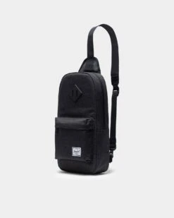 Herschel Bag Co Heritage Shoulder Bag Black Crosshatc -Sportswear Women Store 06008238 YB556 default 00020