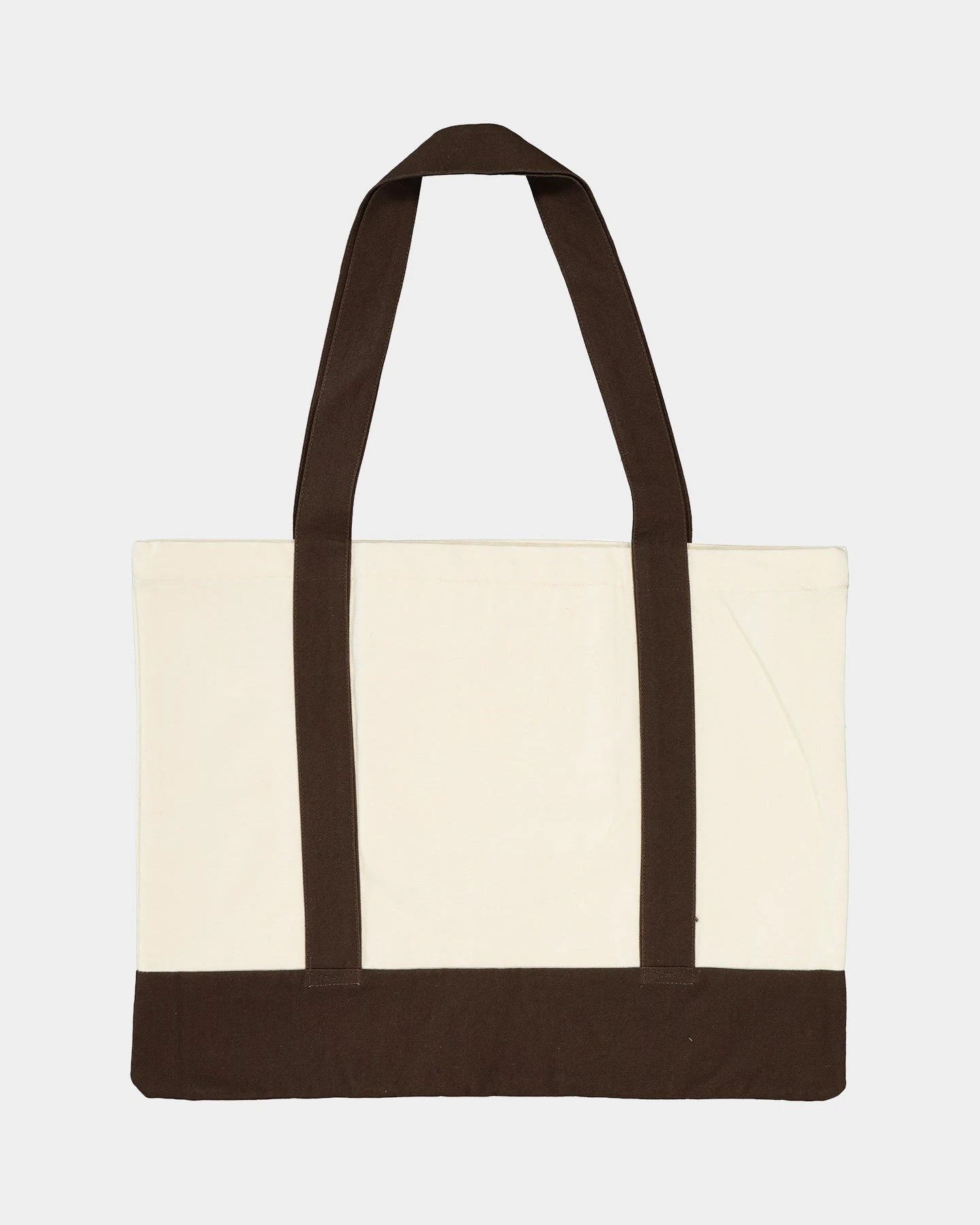 X-Large 91 Contrast Tote Bag Cream/Brown 4 X-Large 91 Contrast Tote Bag Cream/Brown - Image 2