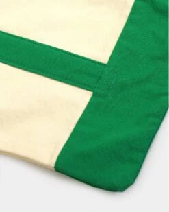 XLARGE 91 Contrast Tote Bag Natural/Green -Sportswear Women Store 06008944 YN009 default 00060