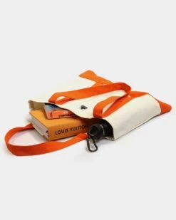 XLARGE 91 Contrast Tote Bag Natural/Orange -Sportswear Women Store 06008944 YN096 default 0050