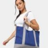 XLARGE 91 Contrast Tote Bag Navy/Grey -Sportswear Women Store 06008944 YN242 womens 002