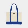 XLARGE 91 Contrast Tote Bag Natural/Blue