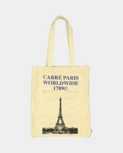 Carre Rosewide Vintage Tote Bag Off White