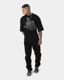 Sprayground AI4 Diamond Crossbody Bum Bag Black/Gold -Sportswear Women Store 06009781 YB003 mens 0025