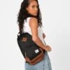 Herschel Bag Co Heritage Shoulder Bag Black/Tan -Sportswear Women Store 06010308 YB023 womens 009