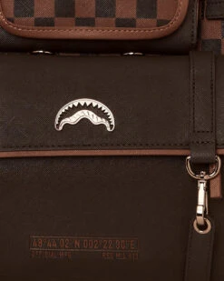 Sprayground Brown Checkered Special Ops Tote Bag Brown -Sportswear Women Store 06010787 YX300 default 00030