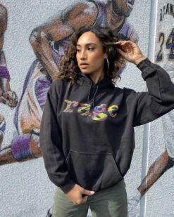 RAGE Men's Rage Vintage Hoodie Black Wash