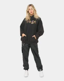 RAGE Men's Rage Vintage Hoodie Black Wash -Sportswear Women Store 08000426 YB295 womens 0000021