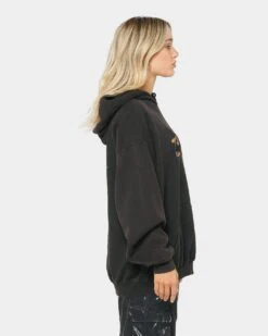 RAGE Men's Rage Vintage Hoodie Black Wash -Sportswear Women Store 08000426 YB295 womens 0000024