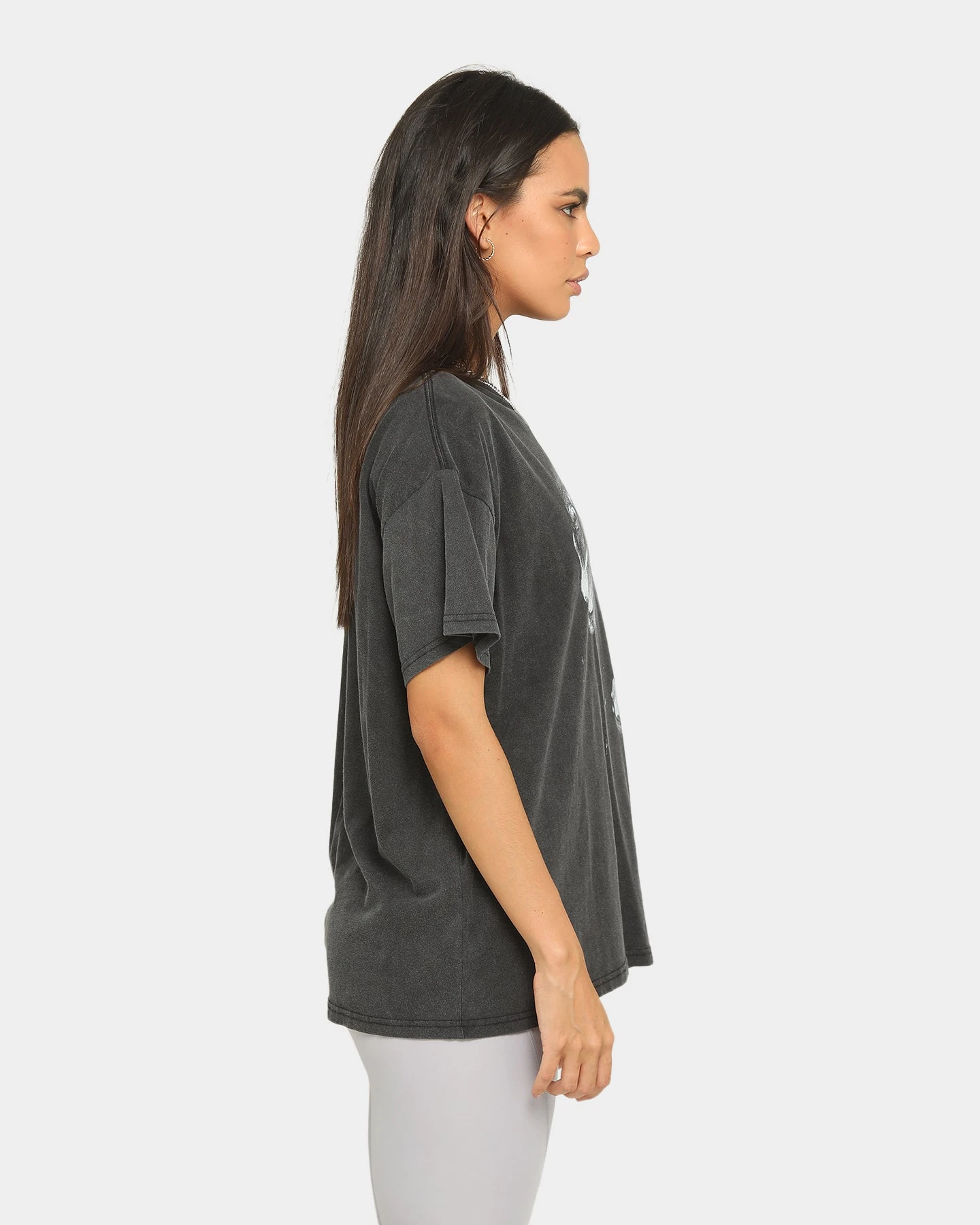 WILLIE NELSON Finger Short Sleeve Vintage T-Shirt Washed Black 7 WILLIE NELSON Finger Short Sleeve Vintage T-Shirt Washed Black - Image 5