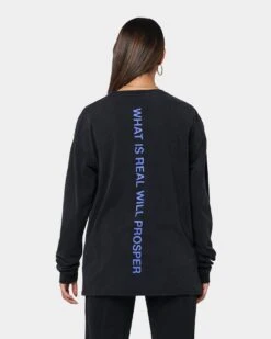 XXXTentacion Prosper Photo Long Sleeve T-Shirt Black Wash -Sportswear Women Store 08000517 YB295 womens 0040