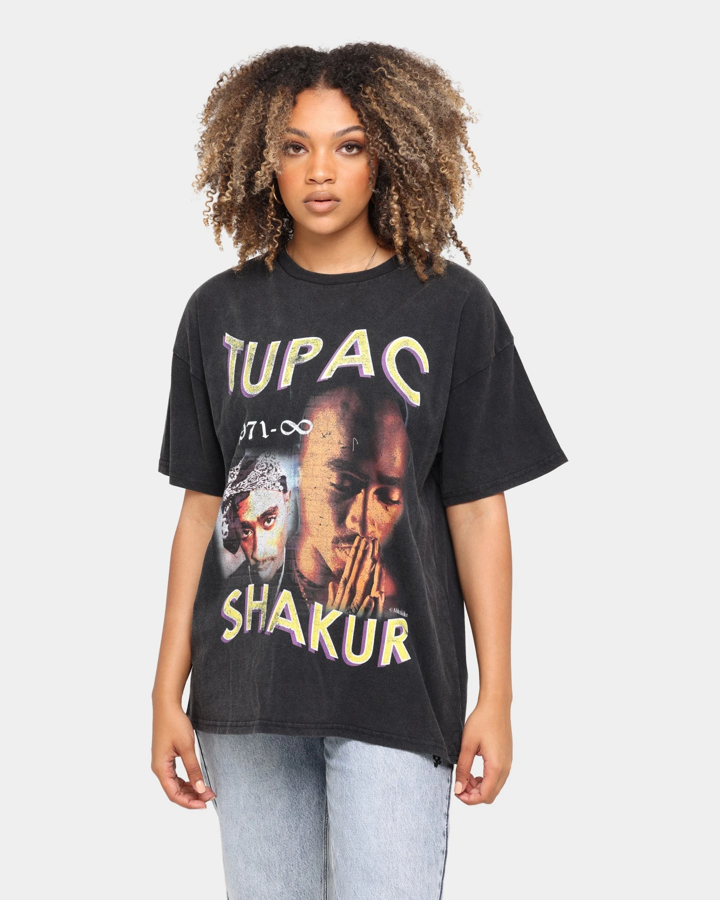 TUPAC 1971 Infinity Short Sleeve Vintage T-Shirt Black 4 TUPAC 1971 Infinity Short Sleeve Vintage T-Shirt Black - Image 2