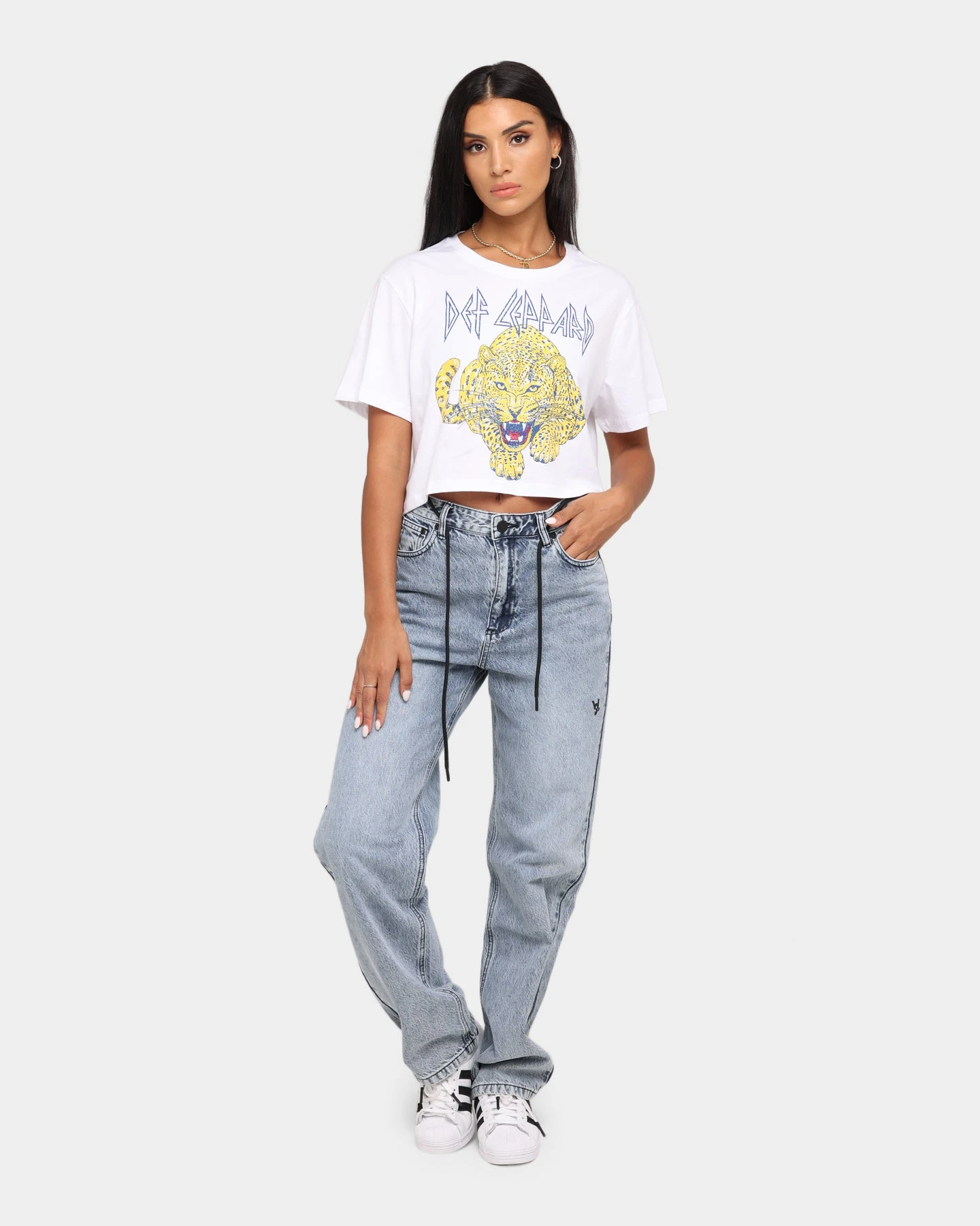 Bravado Women's Meow Short Sleeve T-Shirt White 4 Bravado Women's Meow Short Sleeve T-Shirt White - Image 2