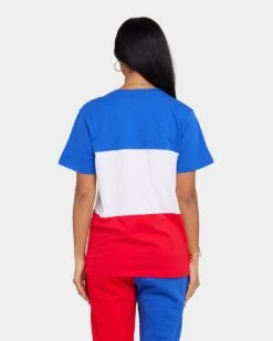 Billion Dollar Baby Tricolour T-Shirt Red/White/Blue -Sportswear Women Store 08000580 YR083 womens 0040