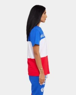 Billion Dollar Baby Tricolour T-Shirt Red/White/Blue -Sportswear Women Store 08000580 YR083 womens 0050