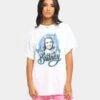 Britney Spears Butterflies Short Sleeve T-Shirt White -Sportswear Women Store 08000608 YW100 womens 0020