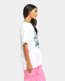 Britney Spears Butterflies Short Sleeve T-Shirt White -Sportswear Women Store 08000608 YW100 womens 0060