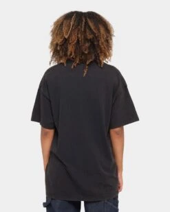 Slayer Classic Logo Vintage T-Shirt Black Wash -Sportswear Women Store 08000644 YB295 womens 0050