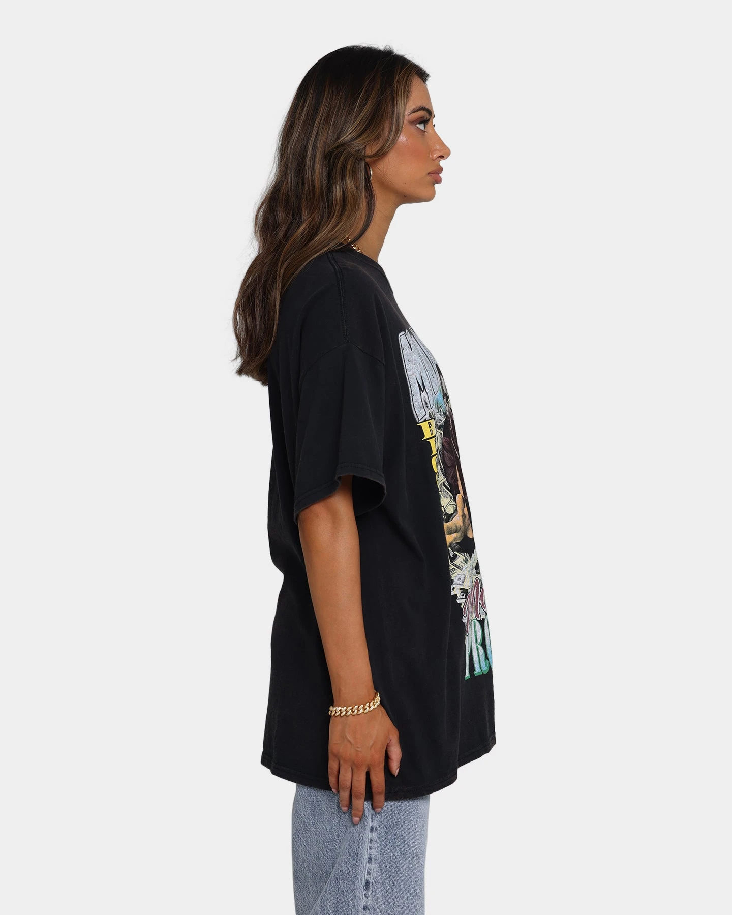 NOTORIOUS B.I.G Mo Money Vintage T-Shirt Black Wash 7 NOTORIOUS B.I.G Mo Money Vintage T-Shirt Black Wash - Image 5