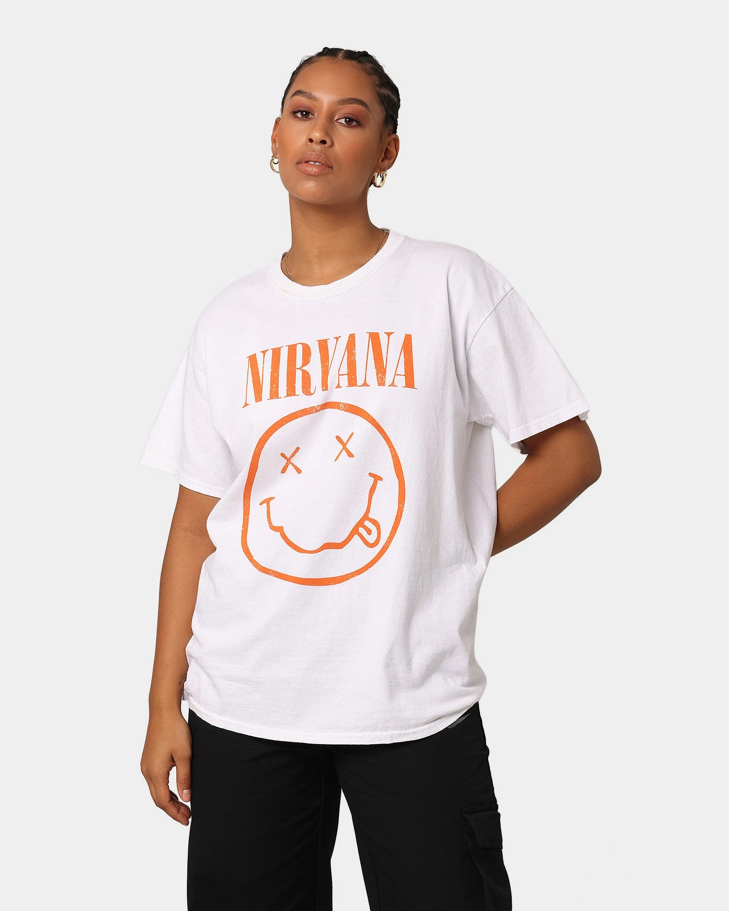Nirvana Smiley Logo 2 T-Shirt White 3 Nirvana Smiley Logo 2 T-Shirt White