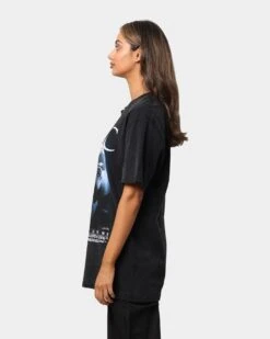 Tupac All Eyez Finger T-Shirt Washed Black -Sportswear Women Store 08000708 YW607 womens 0060