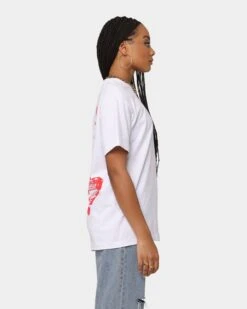 4HUNNID Street Short Sleeve T-Shirt White -Sportswear Women Store 08000726 YW100 womens 060