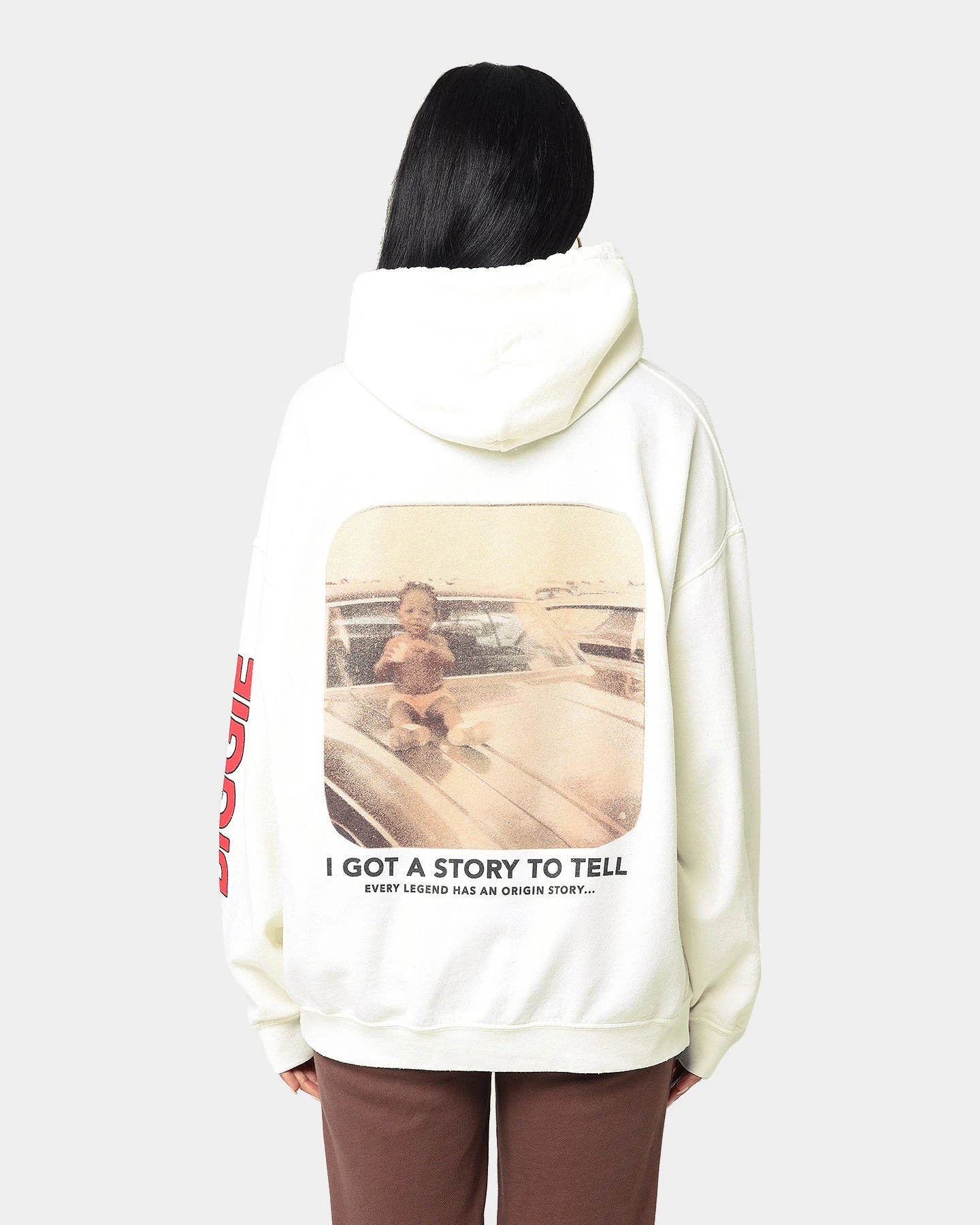 Notorious B.I.G Baby Car Hoodie Off White 8 Notorious B.I.G Baby Car Hoodie Off White - Image 6