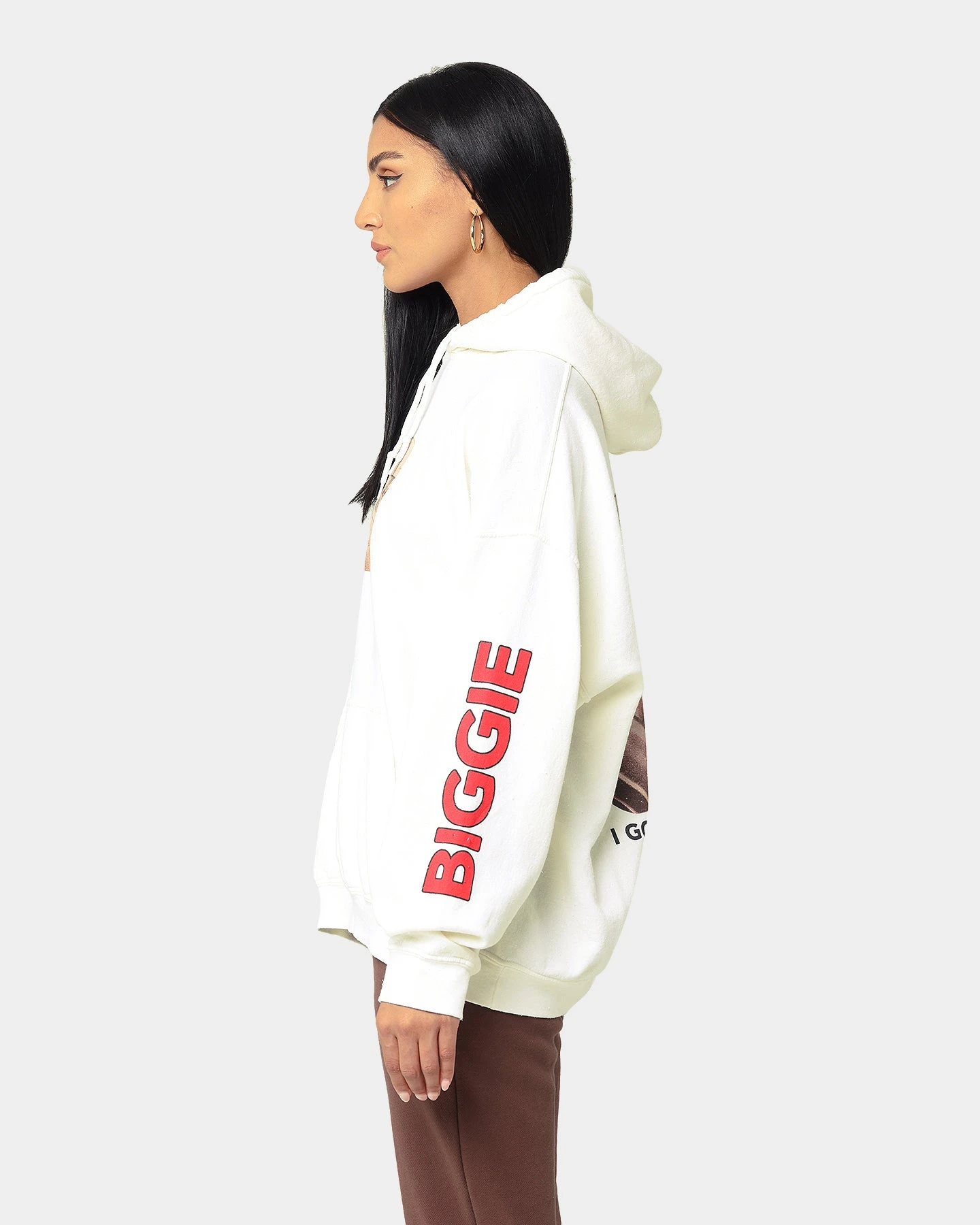 Notorious B.I.G Baby Car Hoodie Off White 10 Notorious B.I.G Baby Car Hoodie Off White - Image 8