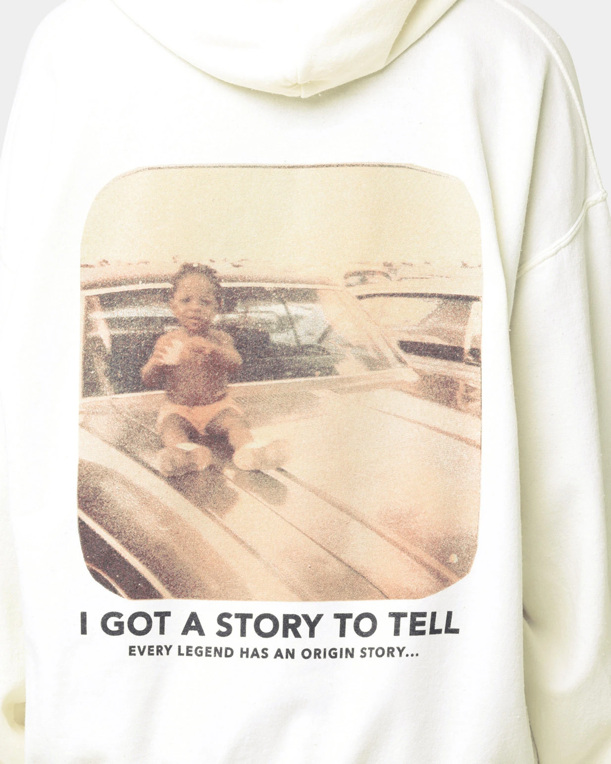 Notorious B.I.G Baby Car Hoodie Off White 12 Notorious B.I.G Baby Car Hoodie Off White - Image 10